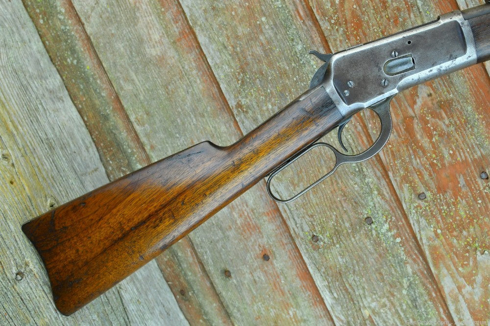 RARE, ANTIQUE Winchester Model 1892 Saddle Ring Carbine - .38 WCF-img-14