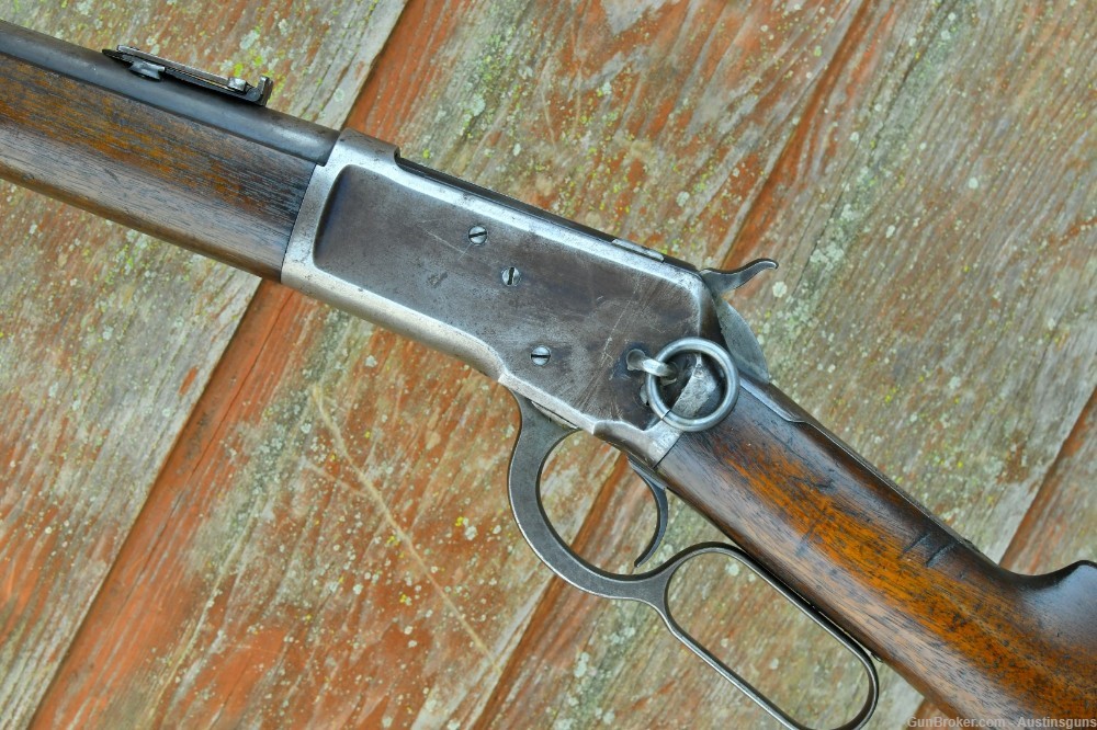 RARE, ANTIQUE Winchester Model 1892 Saddle Ring Carbine - .38 WCF-img-0