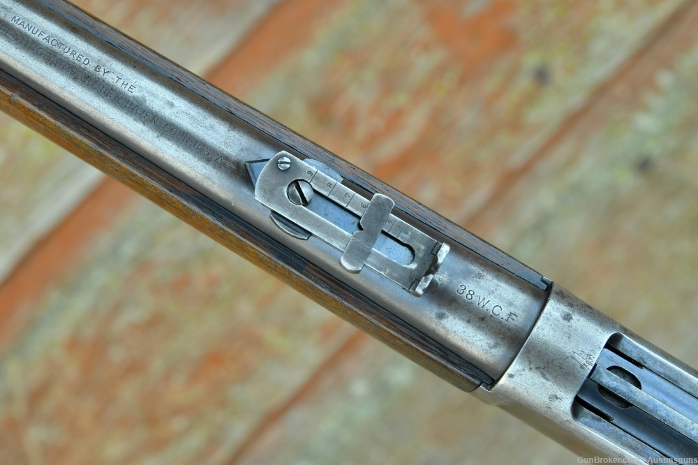 RARE, ANTIQUE Winchester Model 1892 Saddle Ring Carbine - .38 WCF-img-51