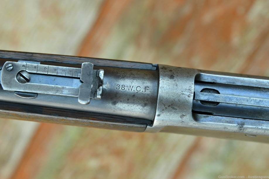 RARE, ANTIQUE Winchester Model 1892 Saddle Ring Carbine - .38 WCF-img-8