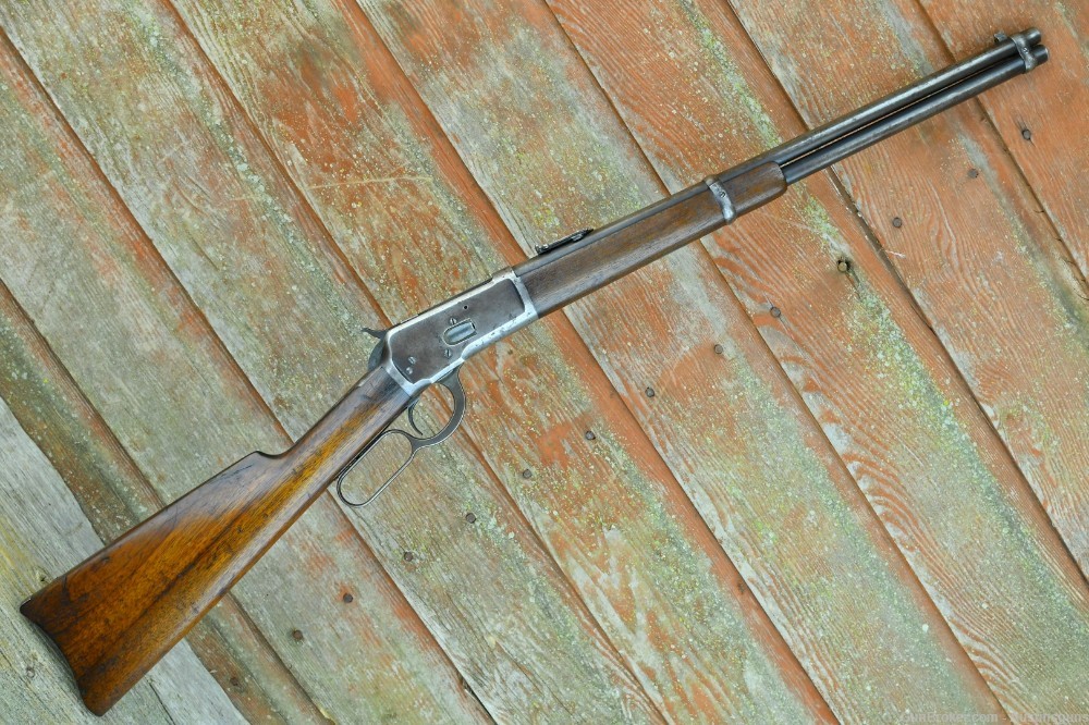 RARE, ANTIQUE Winchester Model 1892 Saddle Ring Carbine - .38 WCF-img-13