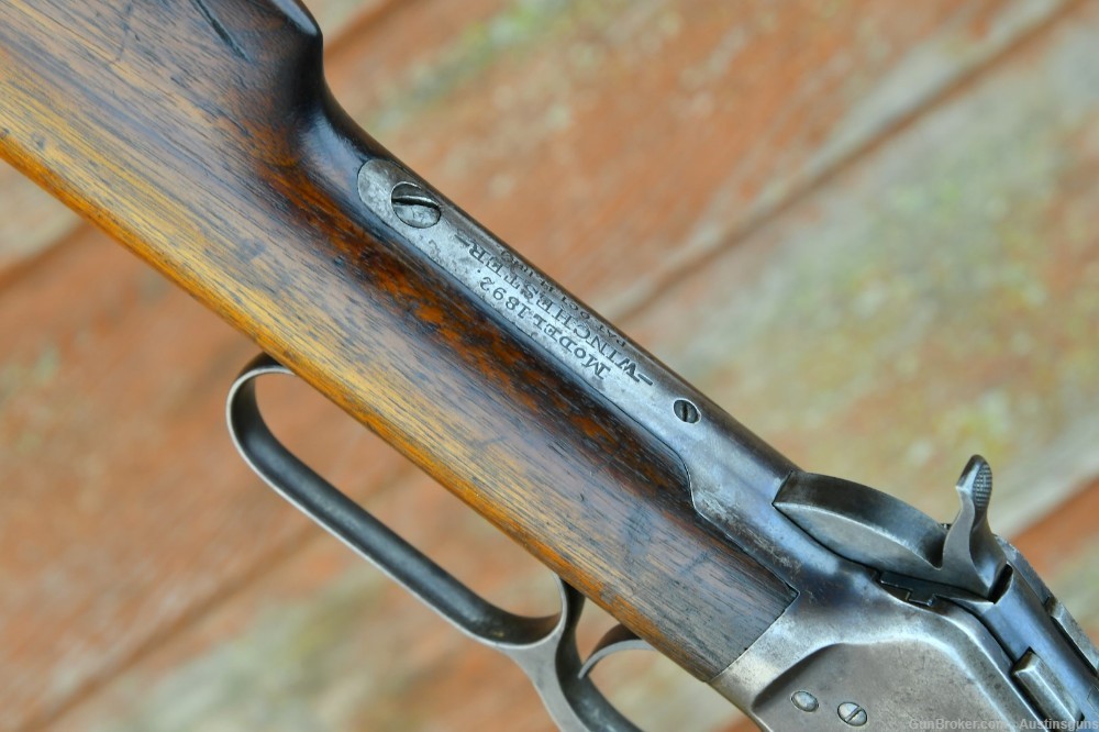 RARE, ANTIQUE Winchester Model 1892 Saddle Ring Carbine - .38 WCF-img-49