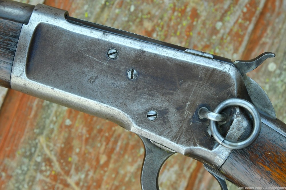 RARE, ANTIQUE Winchester Model 1892 Saddle Ring Carbine - .38 WCF-img-6