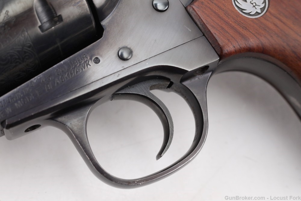 Ruger New Model Blackhawk Bisley 45 Colt 7.5" 1997 Manuf. Engraved Cylinder-img-12