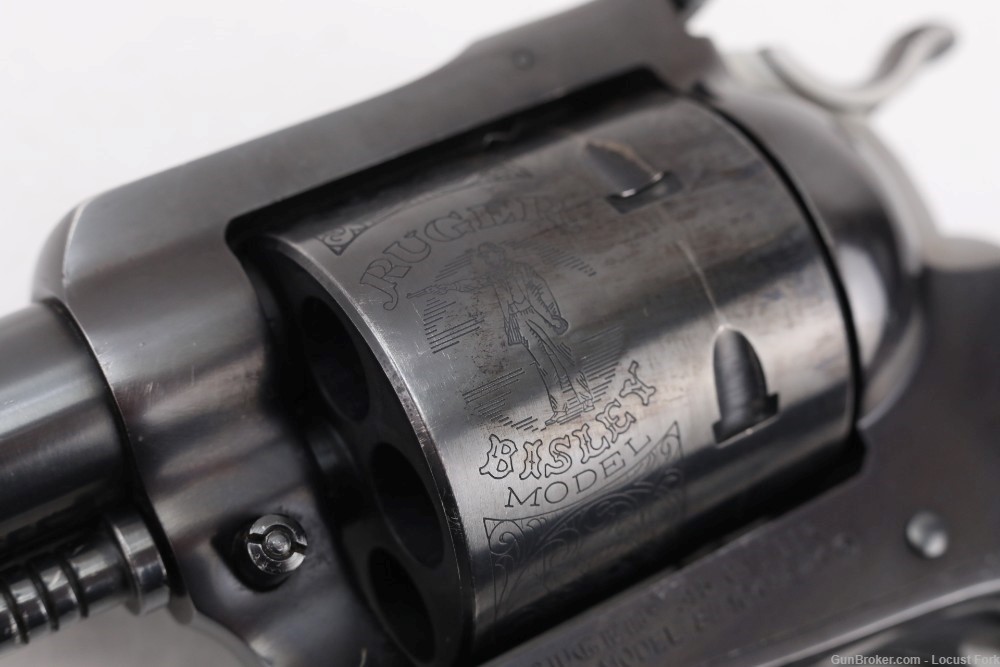 Ruger New Model Blackhawk Bisley 45 Colt 7.5" 1997 Manuf. Engraved Cylinder-img-7