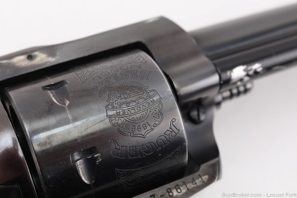 Ruger New Model Blackhawk Bisley 45 Colt 7.5" 1997 Manuf. Engraved Cylinder-img-33