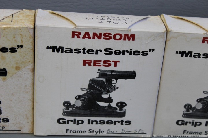 Ransom Master Series Pistol Rest w/ Windage Base & 10 Grip Inserts Item R3-img-14