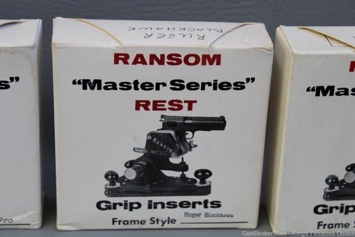 Ransom Master Series Pistol Rest w/ Windage Base & 10 Grip Inserts Item R3-img-12