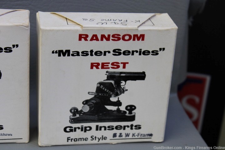 Ransom Master Series Pistol Rest w/ Windage Base & 10 Grip Inserts Item R3-img-11