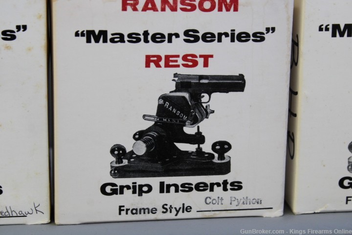 Ransom Master Series Pistol Rest w/ Windage Base & 10 Grip Inserts Item R3-img-9