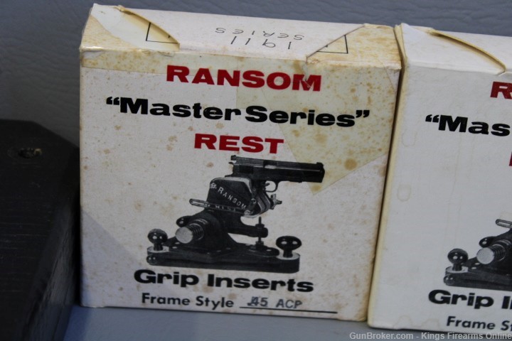 Ransom Master Series Pistol Rest w/ Windage Base & 10 Grip Inserts Item R3-img-15