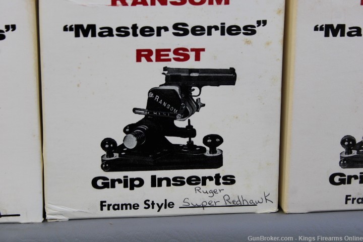 Ransom Master Series Pistol Rest w/ Windage Base & 10 Grip Inserts Item R3-img-8