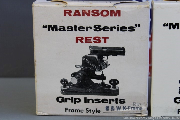 Ransom Master Series Pistol Rest w/ Windage Base & 10 Grip Inserts Item R3-img-6