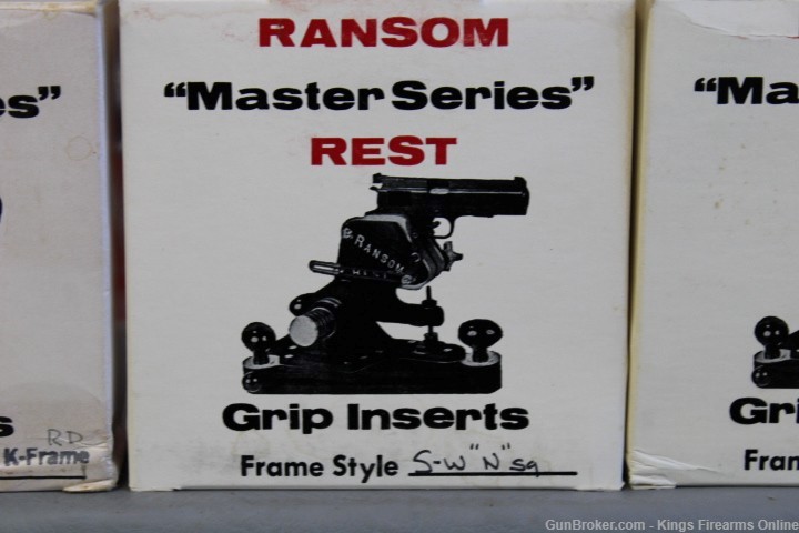 Ransom Master Series Pistol Rest w/ Windage Base & 10 Grip Inserts Item R3-img-7