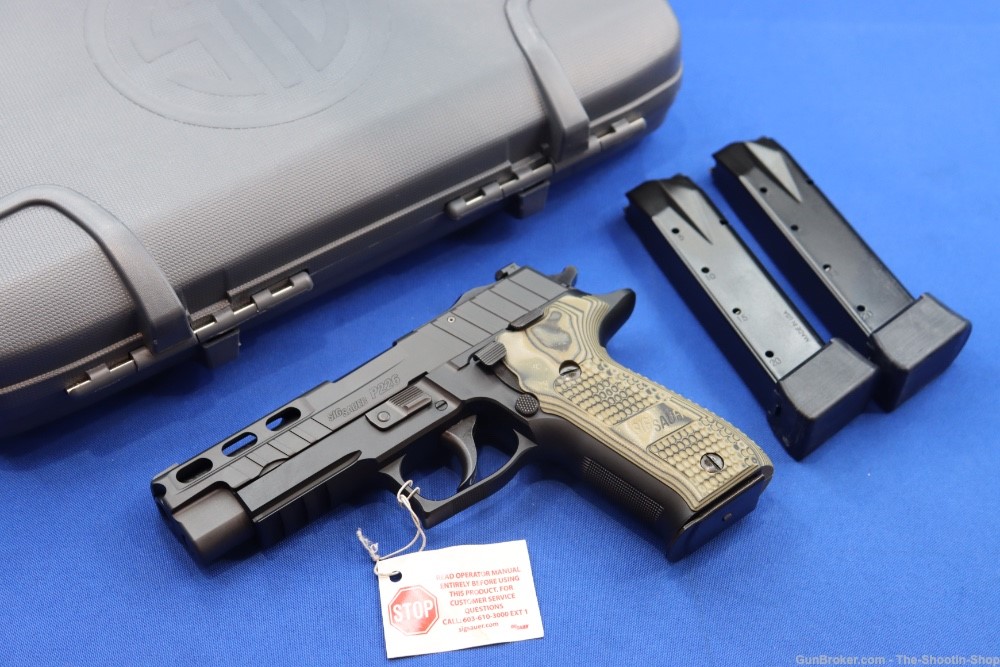 Sig Sauer Model P226 PRO CUT OR Pistol 9MM 20RD Piranha G10 Night Sight 226-img-0