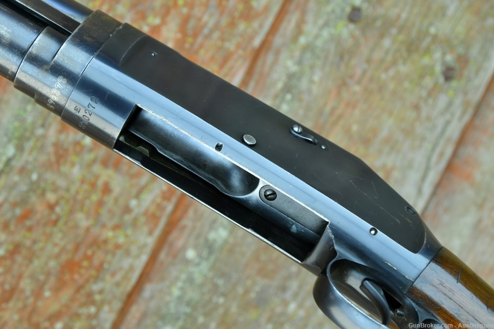 EXC. SPECIAL ORDER Winchester Model 1897 Shotgun - 12 GA -*MATTED REC. TOP*-img-41