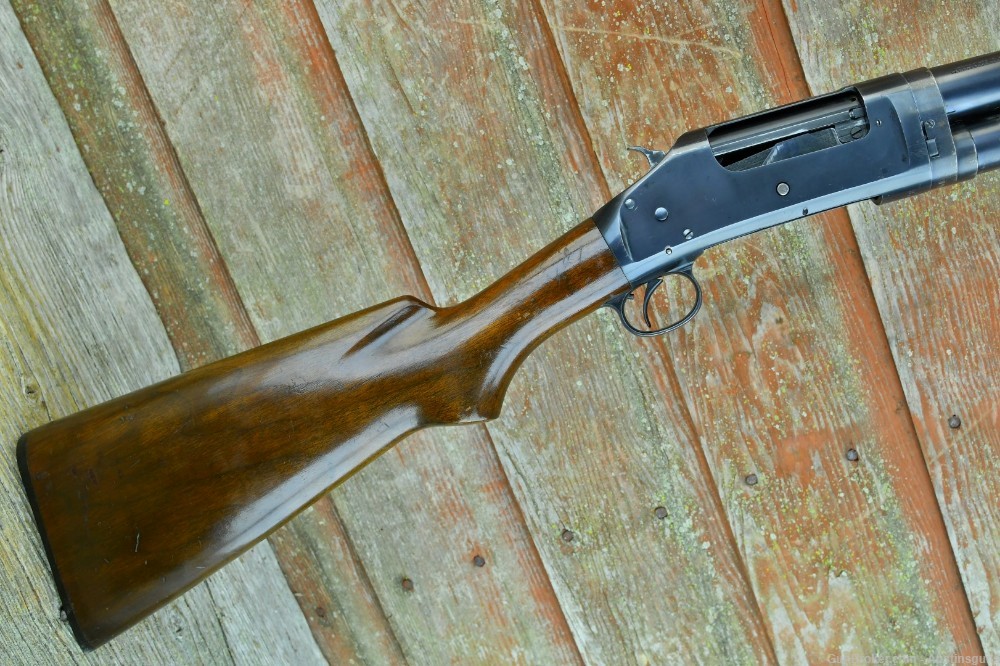 EXC. SPECIAL ORDER Winchester Model 1897 Shotgun - 12 GA -*MATTED REC. TOP*-img-2
