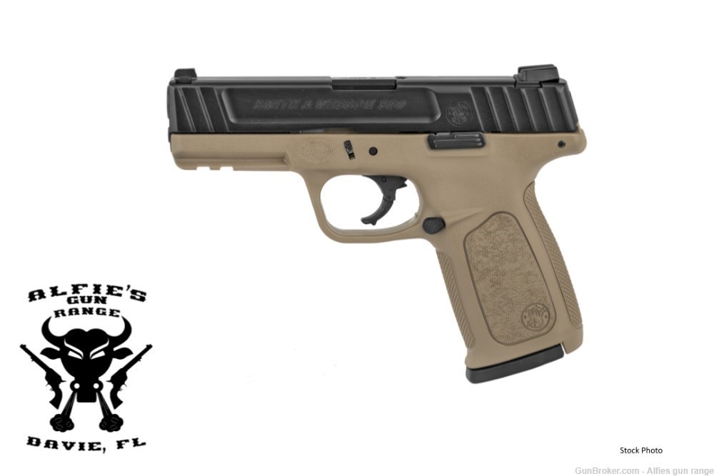 Smith & Wesson SD9 Striker Fired 9MM 4" Barrel FDE Frame 16Rd- 11998-img-0