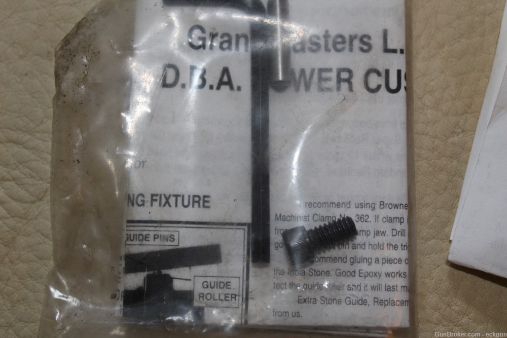 Power Custom series 1 universal sear stoning fixture NEW w/45 adapter-img-3