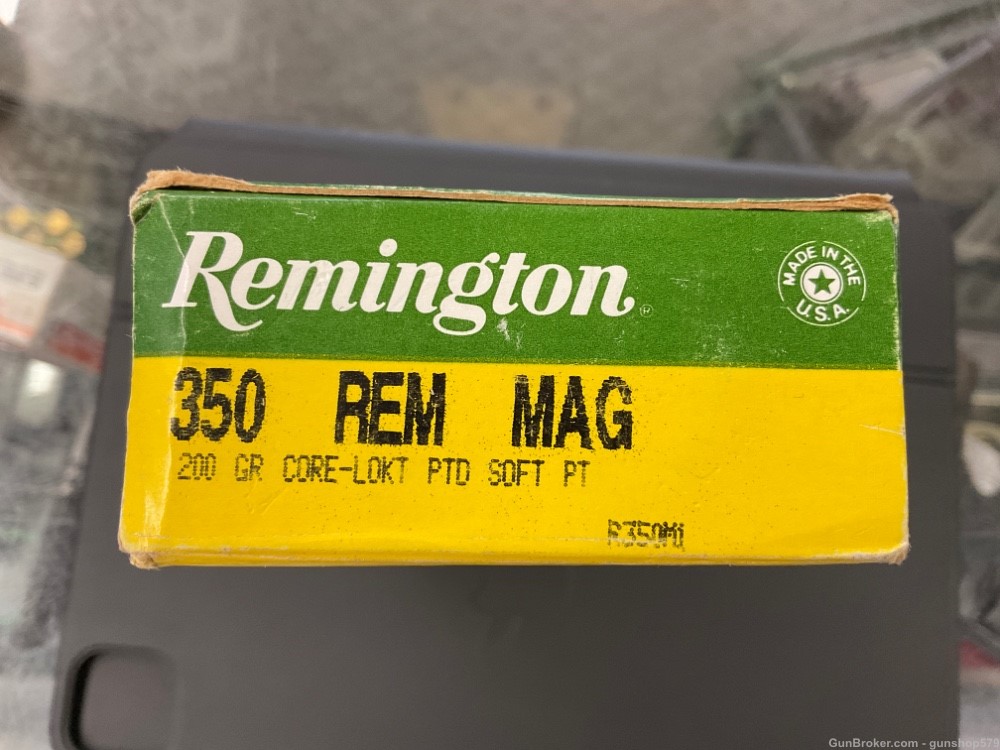 Remington Core Lokt 20 Rounds 350 Rem Mag 200 Grain Soft Point Hunting PSP-img-0