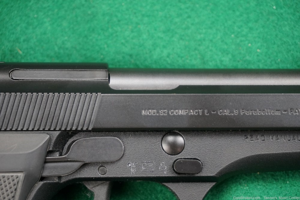 Beretta Model 92 Compact Type L 9 9mm 4.25" 13-Round No Reserve 1¢ Start-img-15