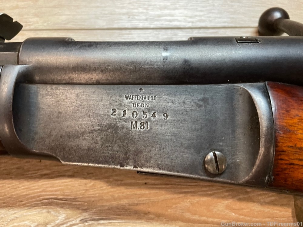 Swiss 1871 Vetterli Rifle .41 swiss waffenfabrik matching NICE! antique-img-11