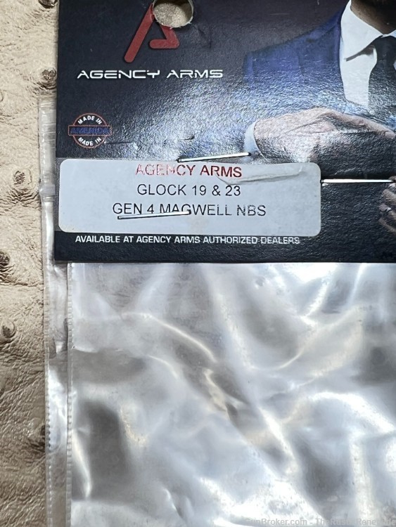 Agency Arms, Magwell, No Back Strap, For Glock 19 Gen4, Glock 23 Black-img-1