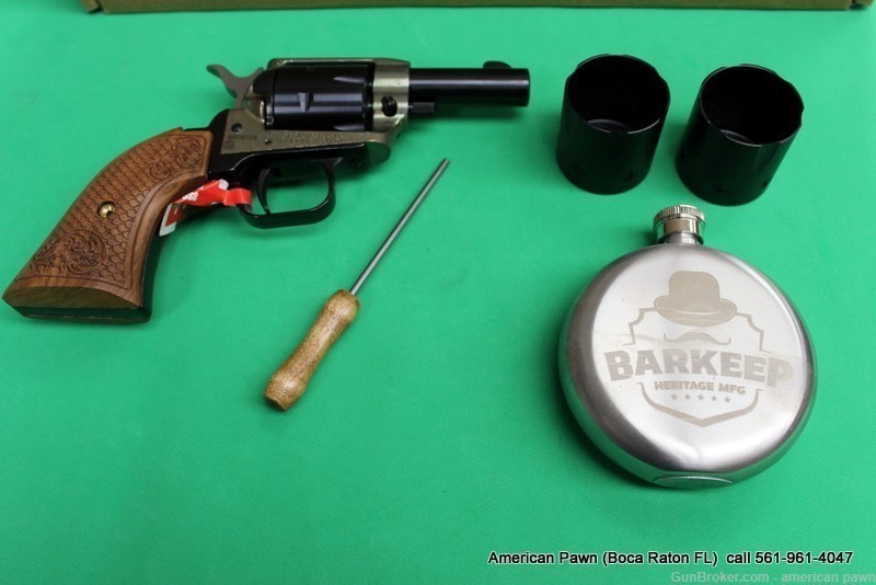 Heritage Barkeep 22LR 2" 6rd W/ Display Case/Flask/Shot Glasses Revolver-img-4