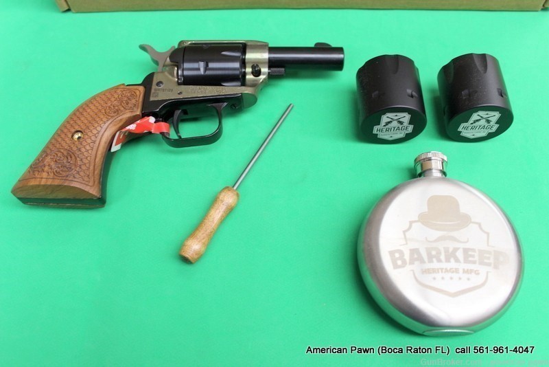Heritage Barkeep 22LR 2" 6rd W/ Display Case/Flask/Shot Glasses Revolver-img-3