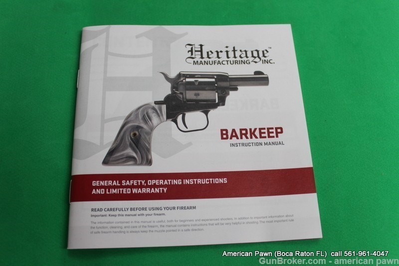 Heritage Barkeep 22LR 2" 6rd W/ Display Case/Flask/Shot Glasses Revolver-img-11