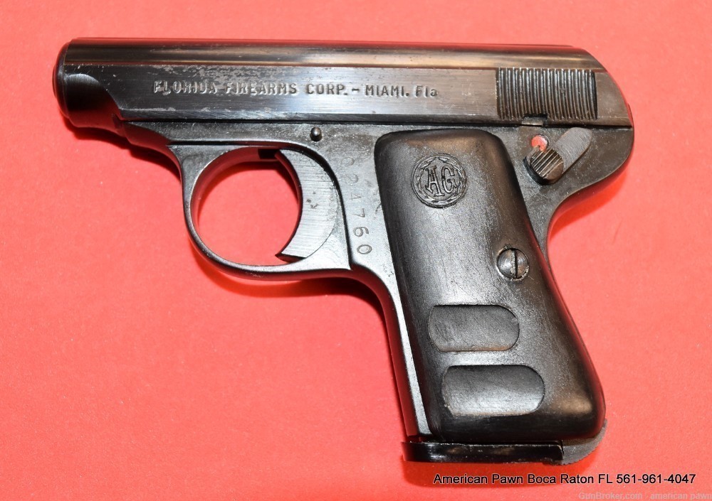 "AG" GALESI MODEL 503 ?  CAL.25 WITH ONE MAGAZINE -img-1
