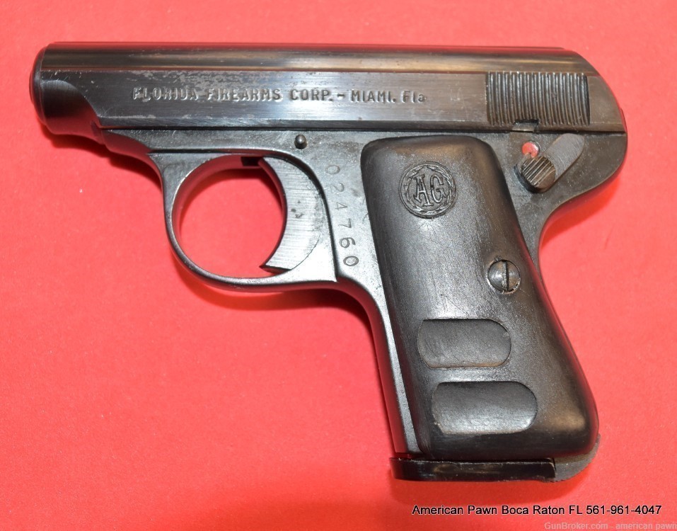 "AG" GALESI MODEL 503 ?  CAL.25 WITH ONE MAGAZINE -img-0