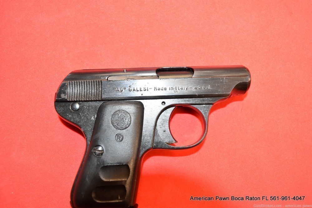"AG" GALESI MODEL 503 ?  CAL.25 WITH ONE MAGAZINE -img-5