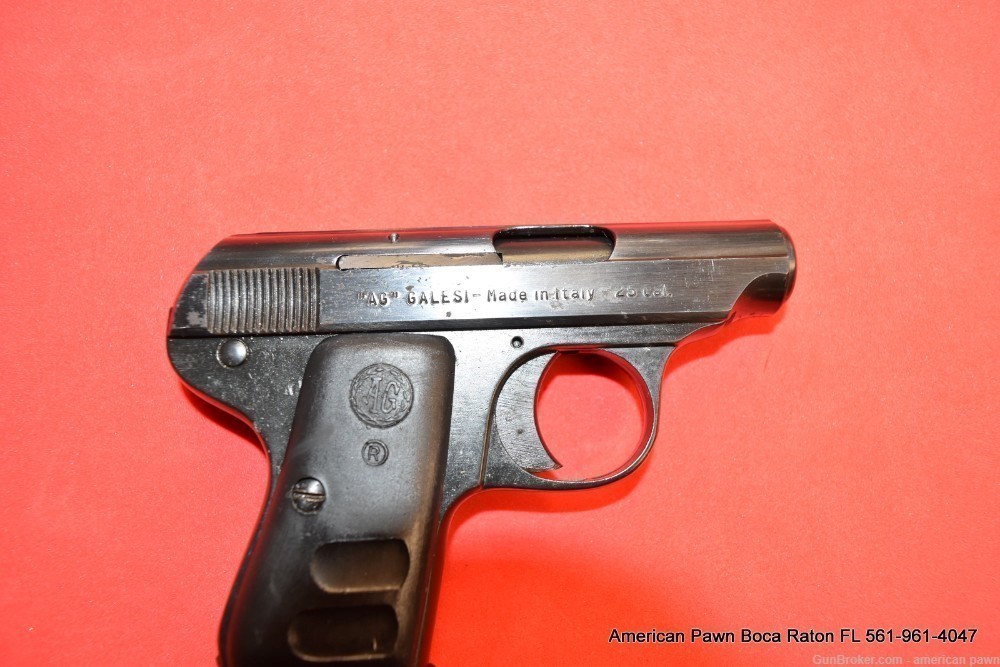 "AG" GALESI MODEL 503 ?  CAL.25 WITH ONE MAGAZINE -img-4