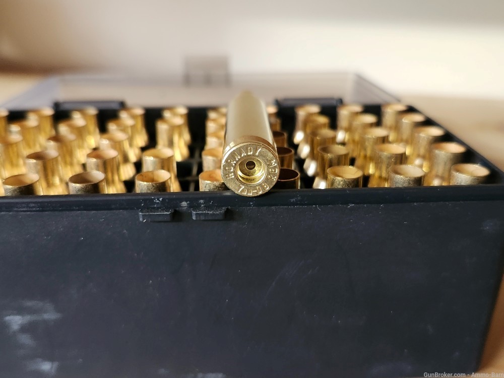 Hornady 7mm-08 Brass 50 cases, New, W/ Box!-img-2