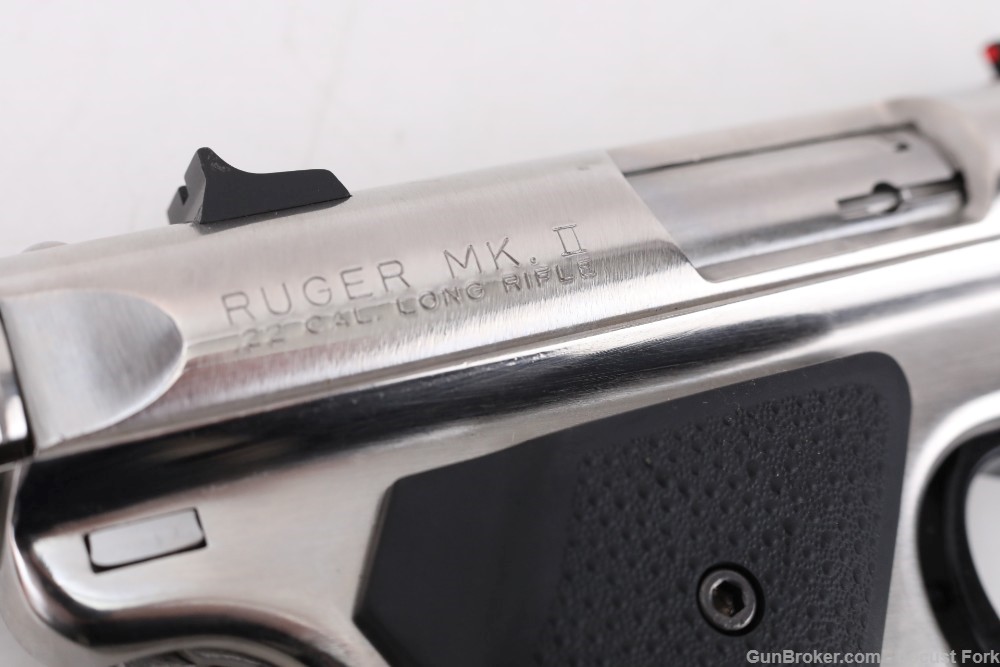 Ruger Mark II 22lr 22 Long Rifle Stainless 2" Threaded TWO MAGS 1985 NR-img-22