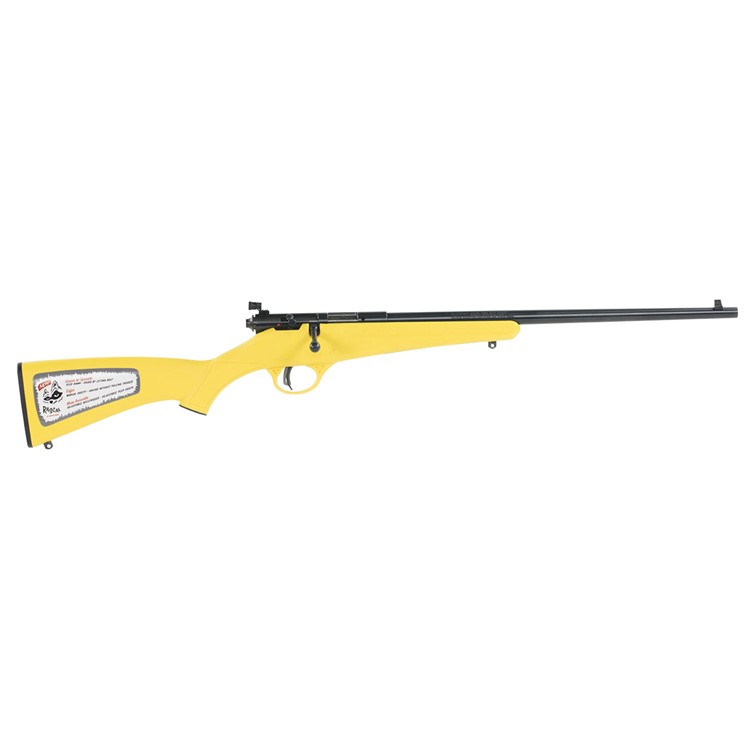Savage Rascal 22 LR Rifle 16.12 Single Shot Youth Blued Yellow -img-0