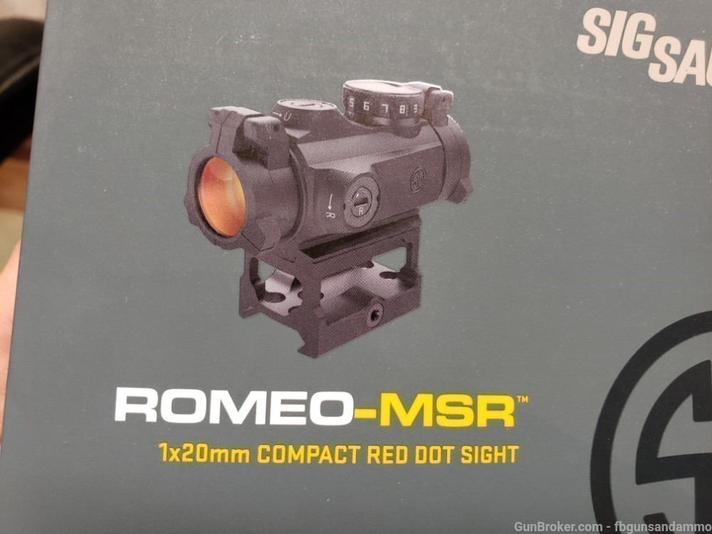 READY2SHIP! NEW SIG SAUER ROMEO MSR RED DOT 2 MOA 1X 20MM AR-15 AR15 15-img-1