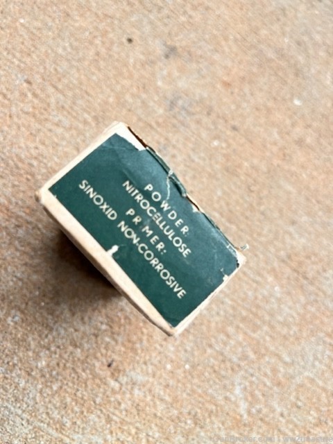 VINTAGE CAL.9mm PARABELLUM (LUGER) 50 RD BOX  NWM 58 -img-5