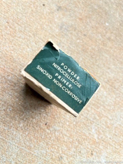 VINTAGE CAL.9mm PARABELLUM (LUGER) 50 RD BOX  NWM 58 -img-6
