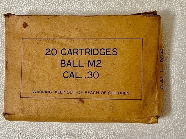  PMC KOREAN VINTAGE 20 CARTRIDGE BOX  CALIBER .30 BALL M2-img-2