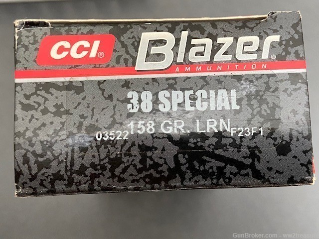 CCI 3522 Blazer Aluminum 38 SPL 158 GR LRN 32 Rounds-img-7