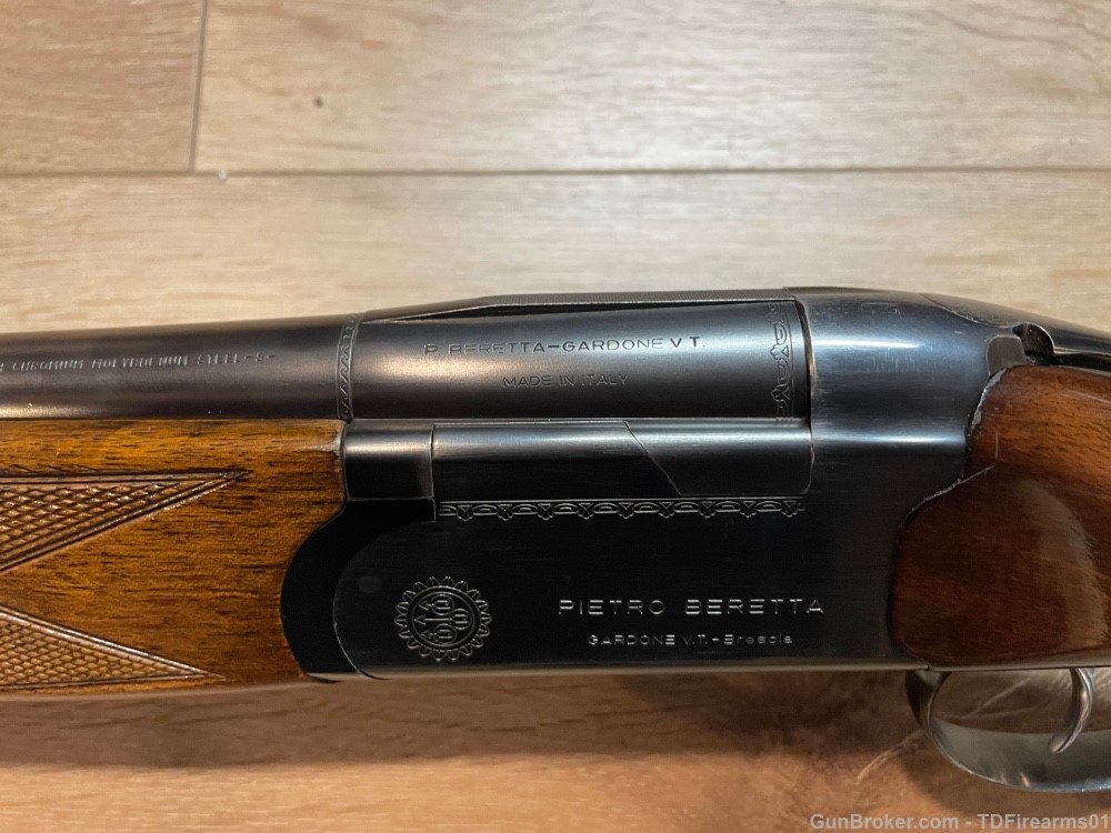 Beretta BL-1 Over and under shotgun 12 gauge double trigger pre 686 silver -img-9