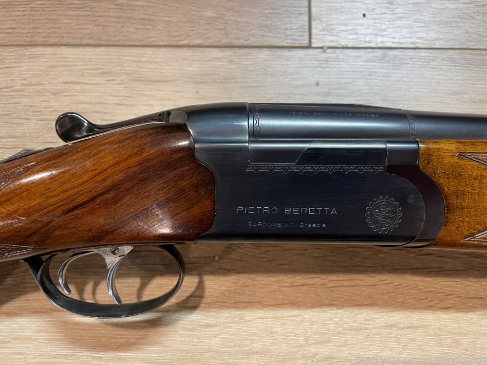 Beretta BL-1 Over and under shotgun 12 gauge double trigger pre 686 silver -img-6