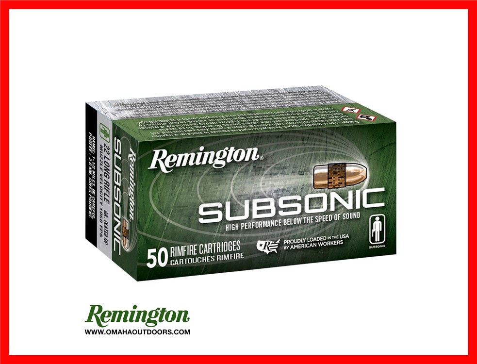 Remington 22LR 40gr Subsonic 50 Rounds 21135-img-0