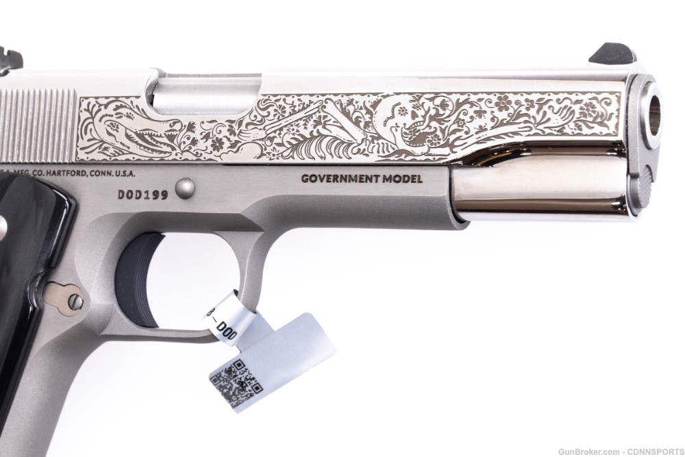 TALO Colt Day of the Dead 1911 Stainless .38 Super #199 of 500 NEW IN BOX-img-8