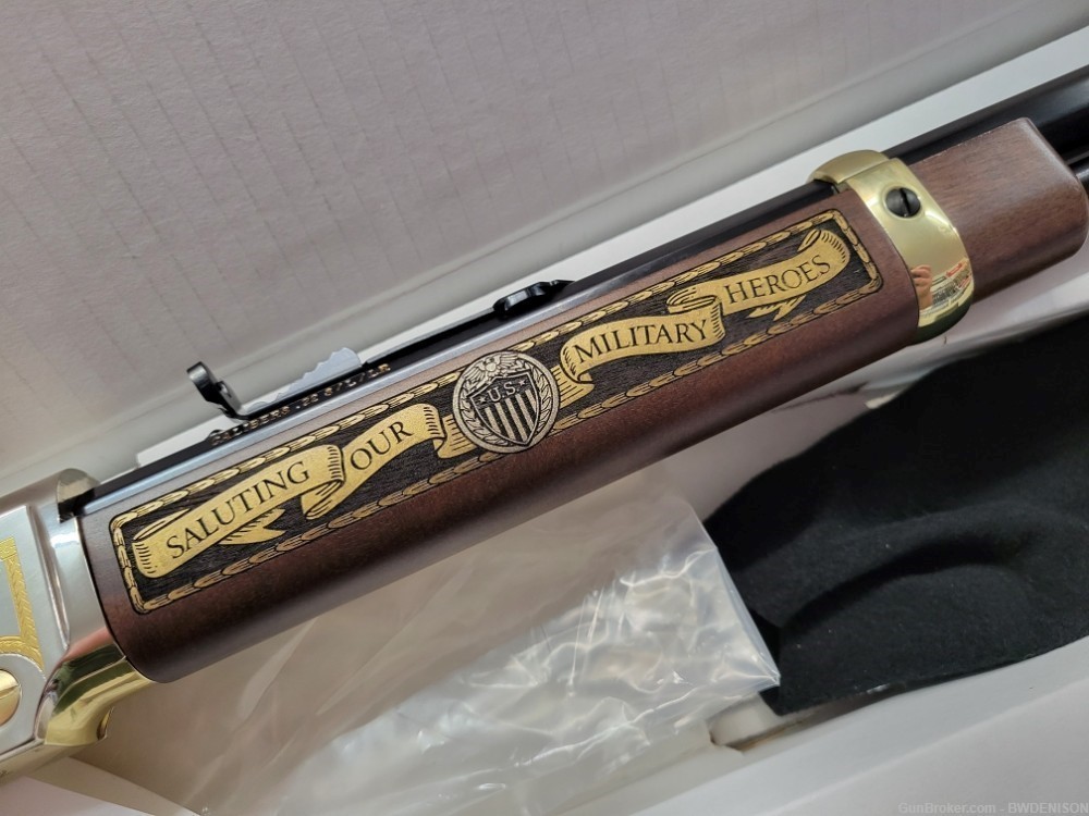 Henry Repeating Arms Golden Boy Military Service Tribute H004MS2 16+1 22lr-img-3
