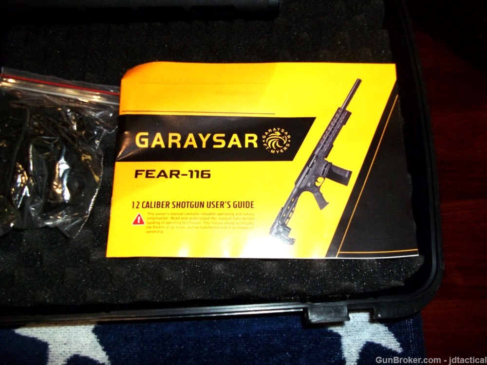 Garaysar .12 Ga. Fear 116 Patriotic Shotgun-img-9