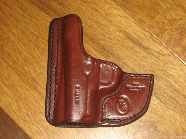 PCS Holster Brown Leather ( Colt Mustang )-img-0