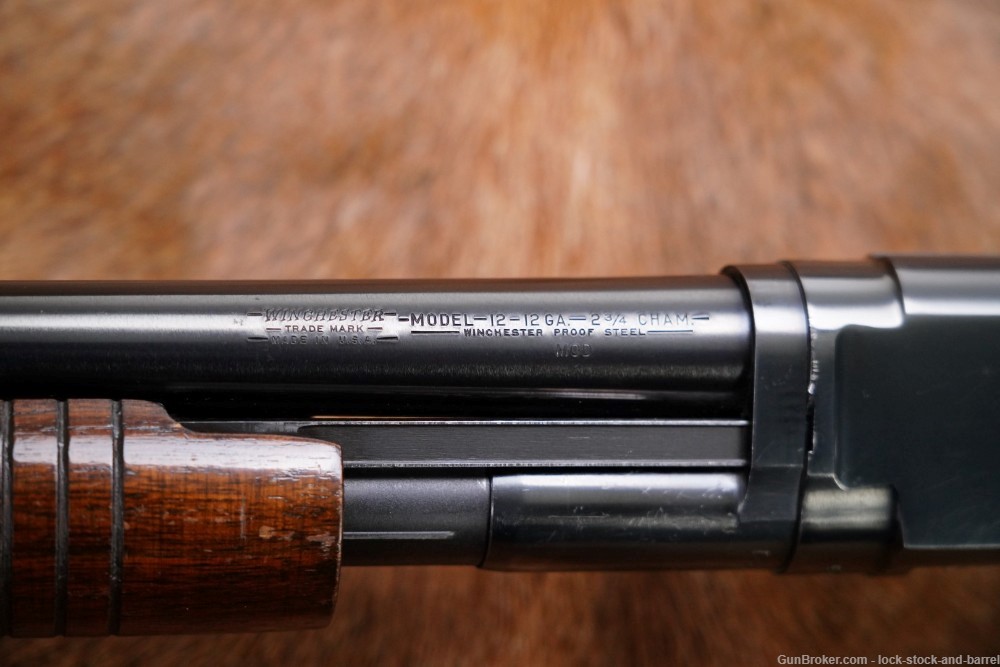 Winchester Model 12 1912 Takedown 12 Gauge Pump Action Shotgun 1960 C&R-img-21